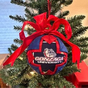 Gonzaga University Holiday Ornament 4” Handcrafted Quilted Decor Unisex Gift